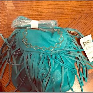 Lucky Brand teal crossbody handbag